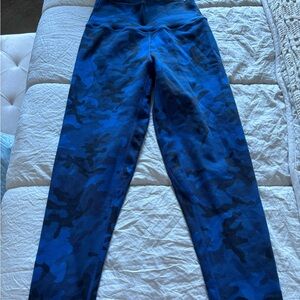 black/blue camo